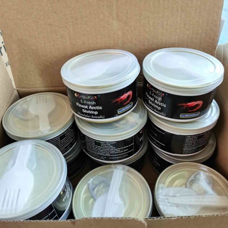 Canned Arctic Shrimps Fish Food suppliers